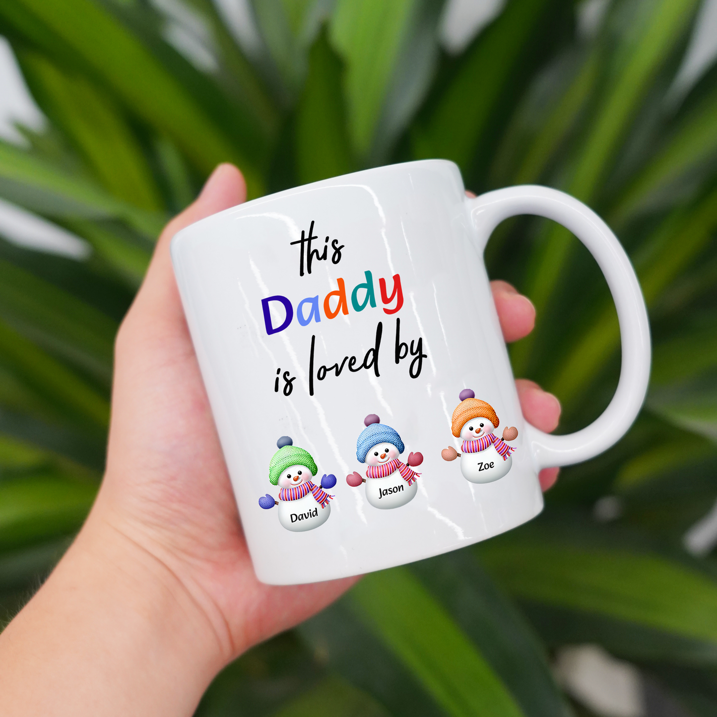 Personalized Loved By Mug Gift⛄️