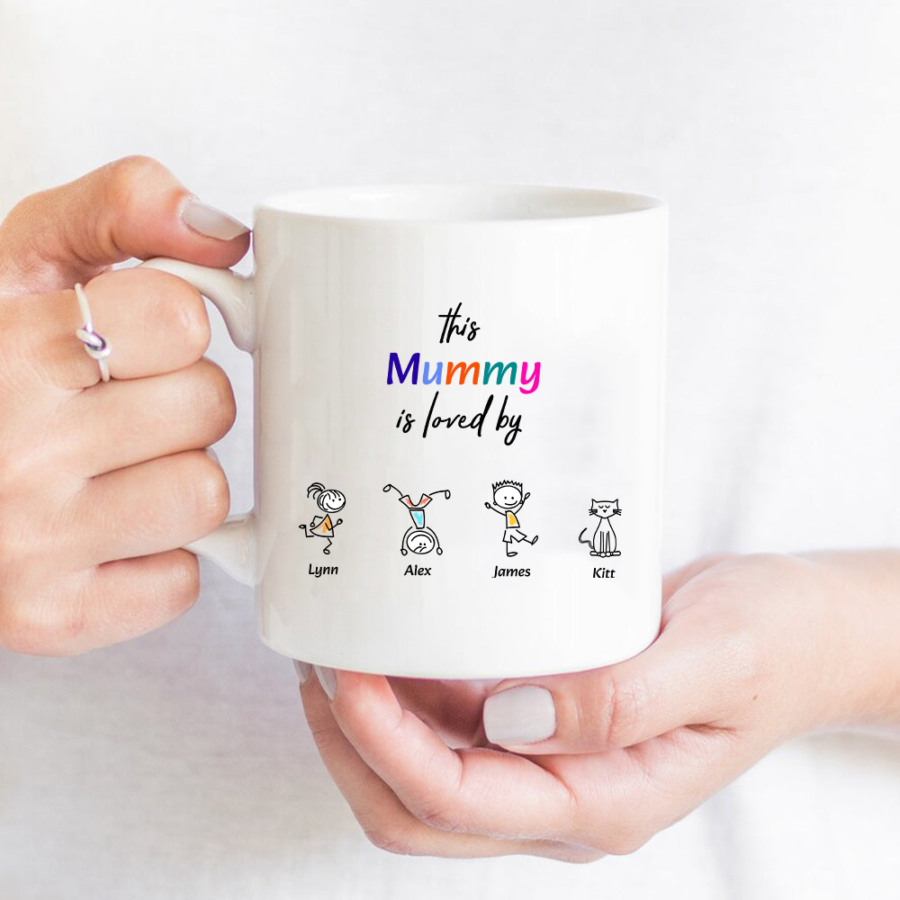 This daddy is loved by custom mug