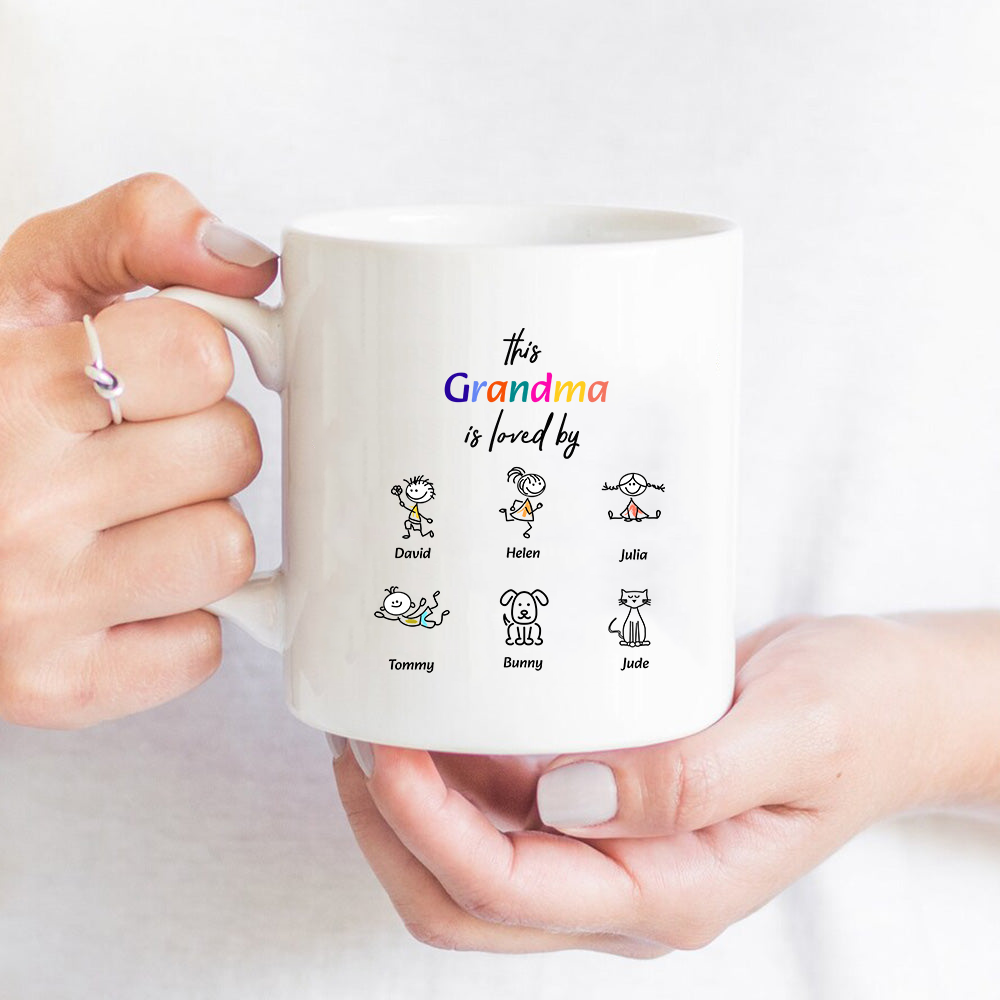 This daddy is loved by custom mug