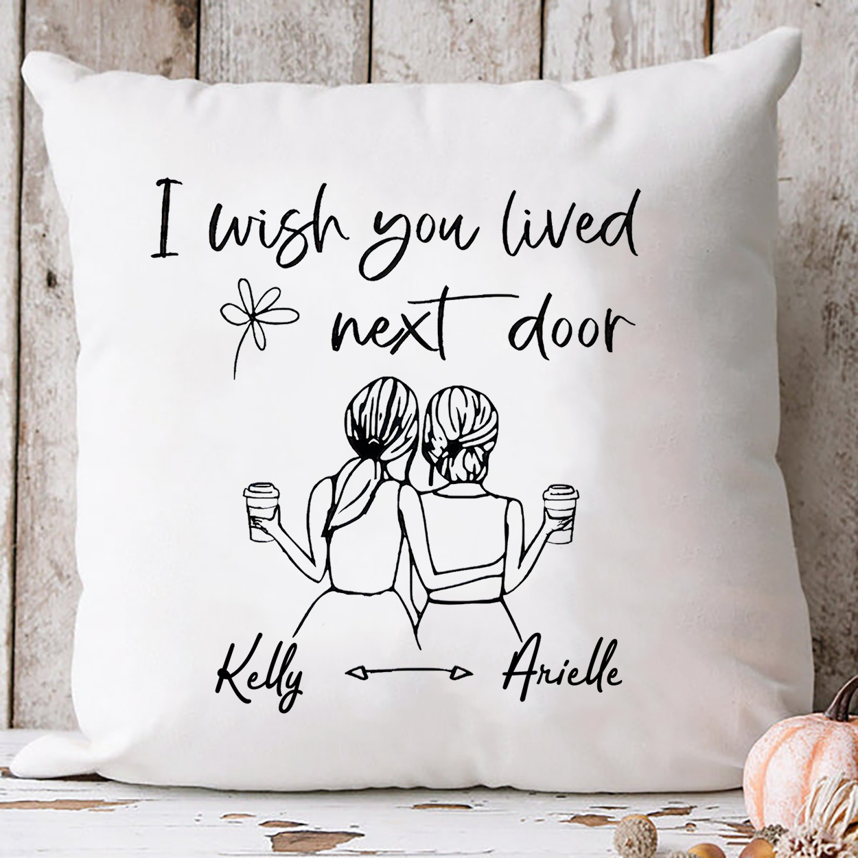 Friendship Personalized Pillow Cushion💞