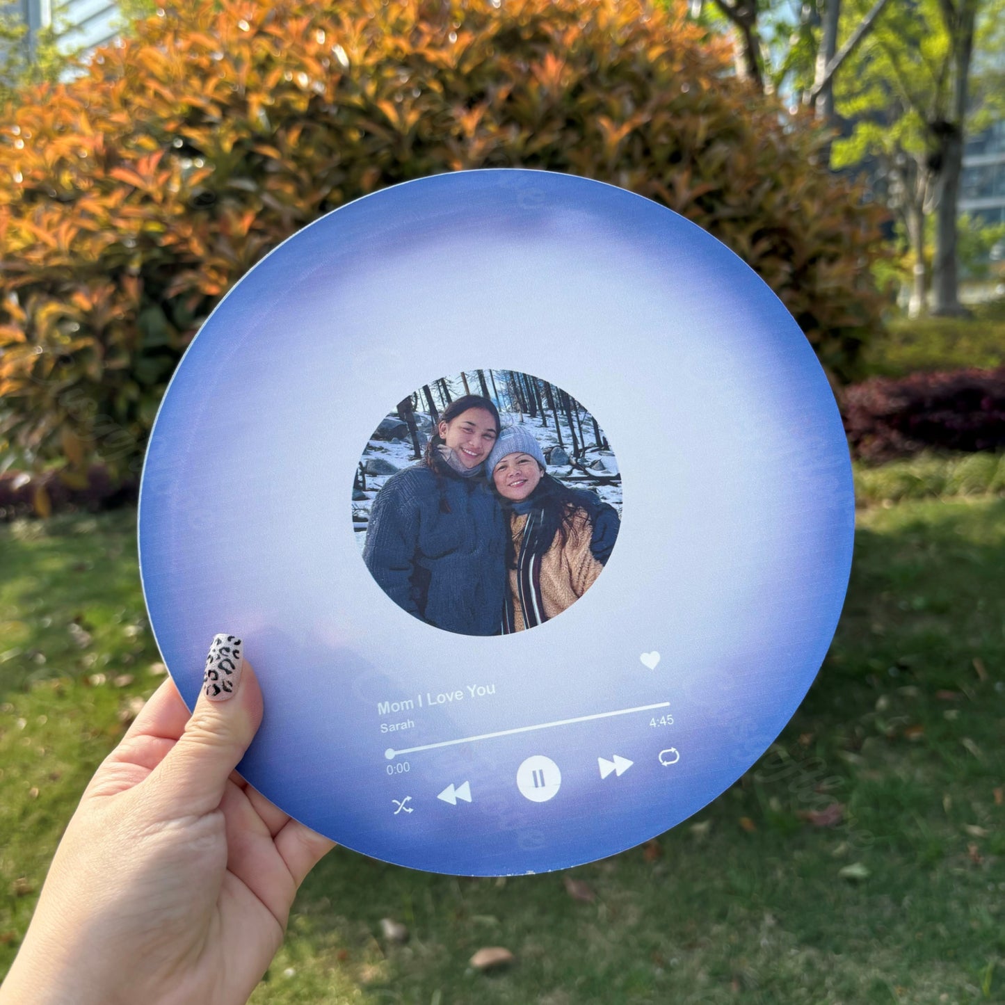 Personalized Record with Photo - Acrylic Song Plaque with NFC🎵