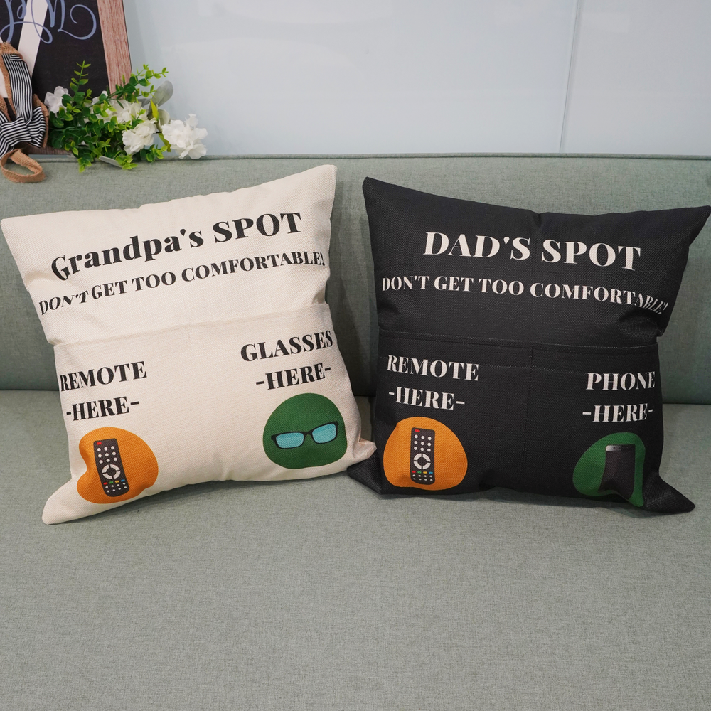 Custom Throw Pillow Home Decoration as a Dad Gift