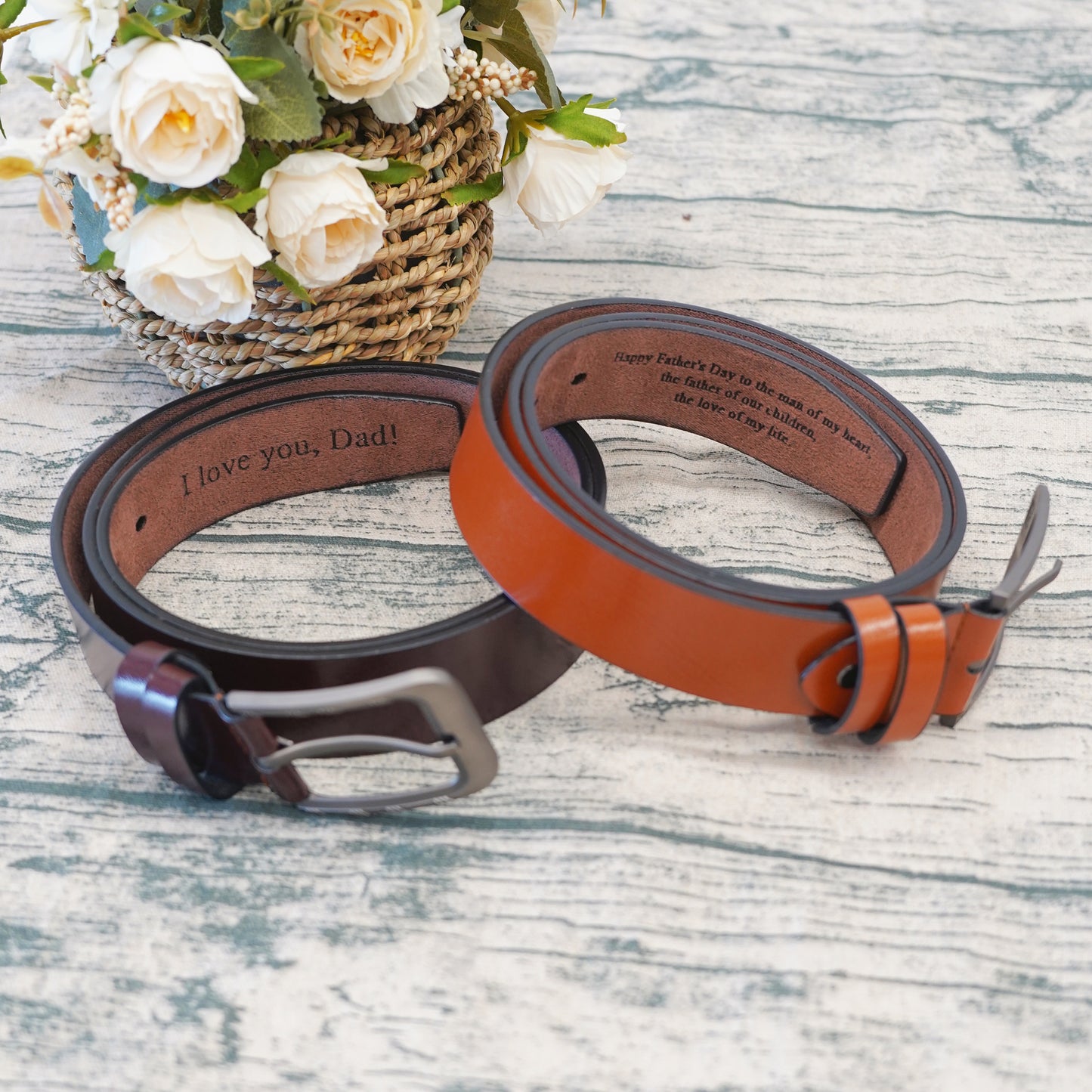 Personalized Belt For Dad