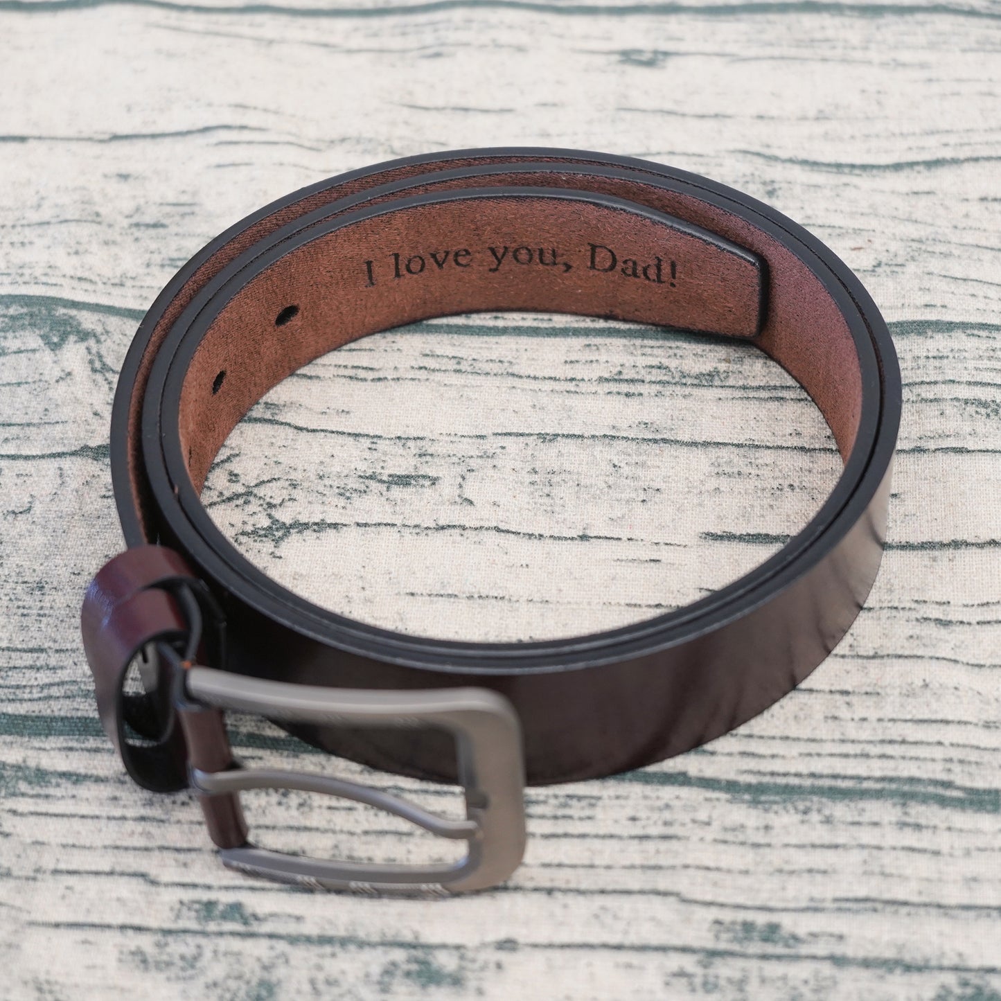 Personalized Belt For Dad