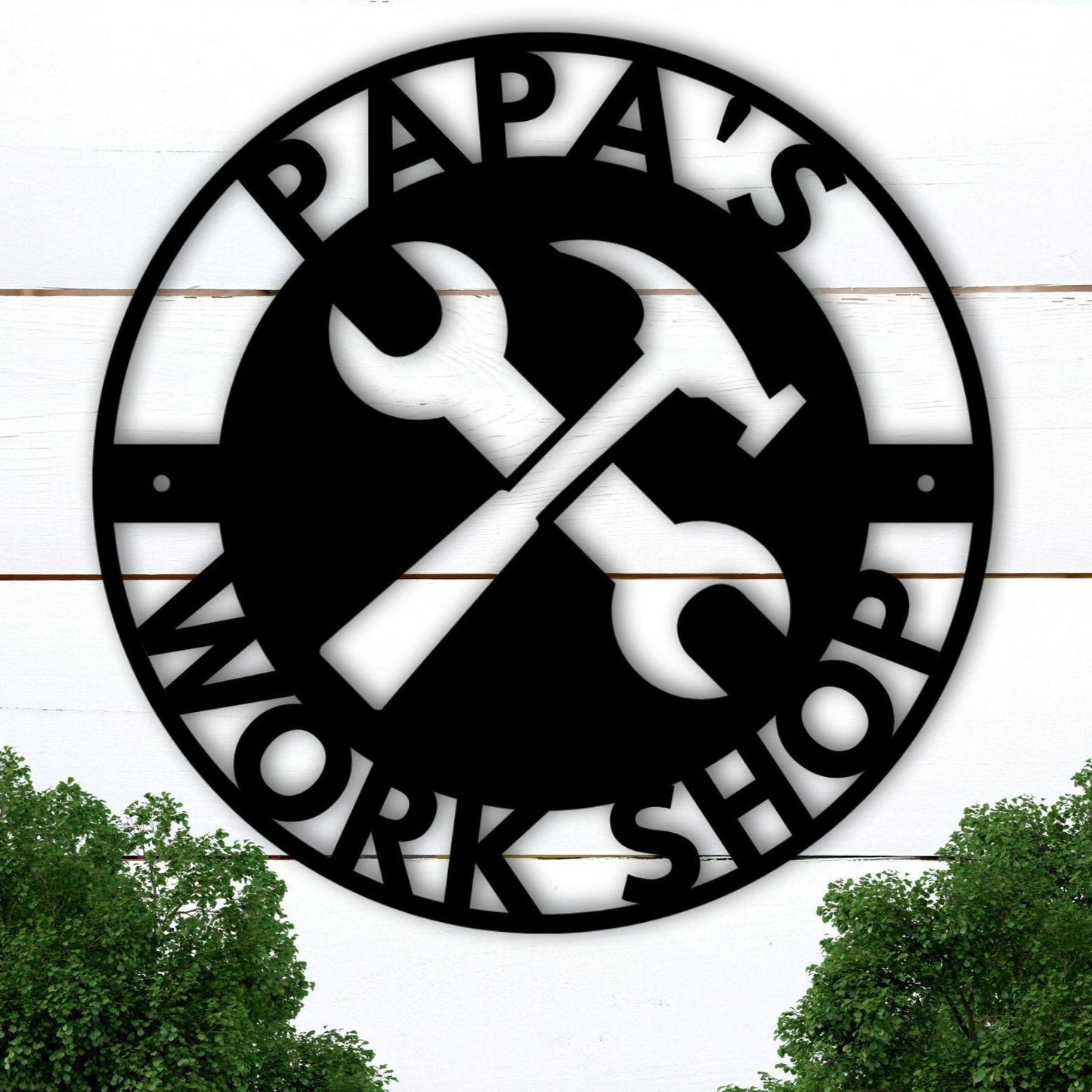 Infinity Paare Monogramm Metallschild