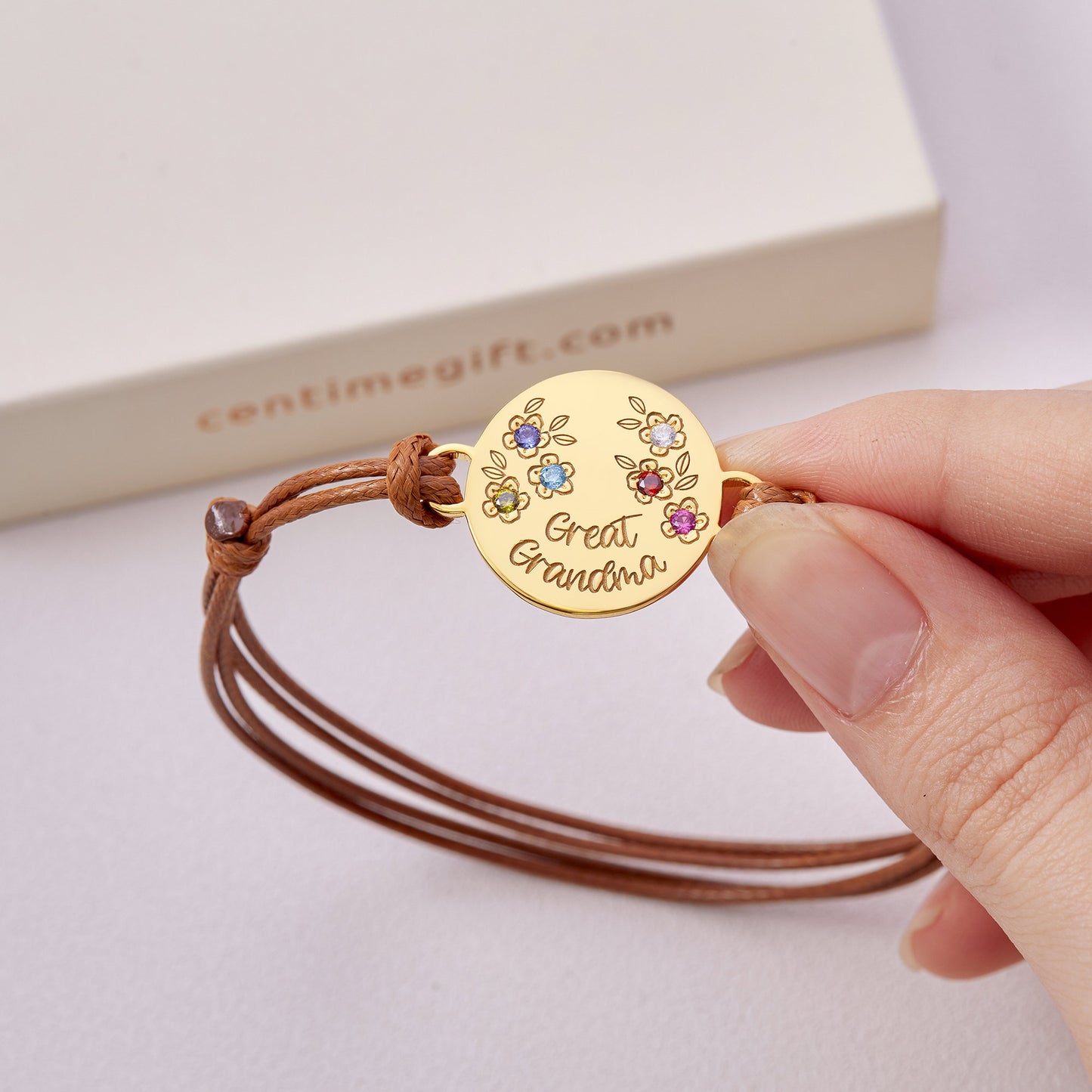 Personalized Mother/Grandma Birthstone Bracelet