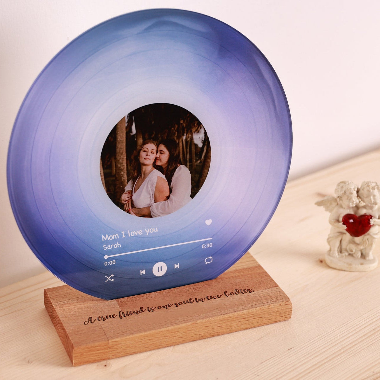 Personalized Record with Photo - Acrylic Song Plaque with NFC🎵