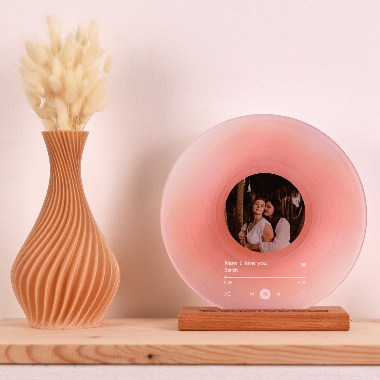 Personalized Record with Photo - Acrylic Song Plaque with NFC🎵