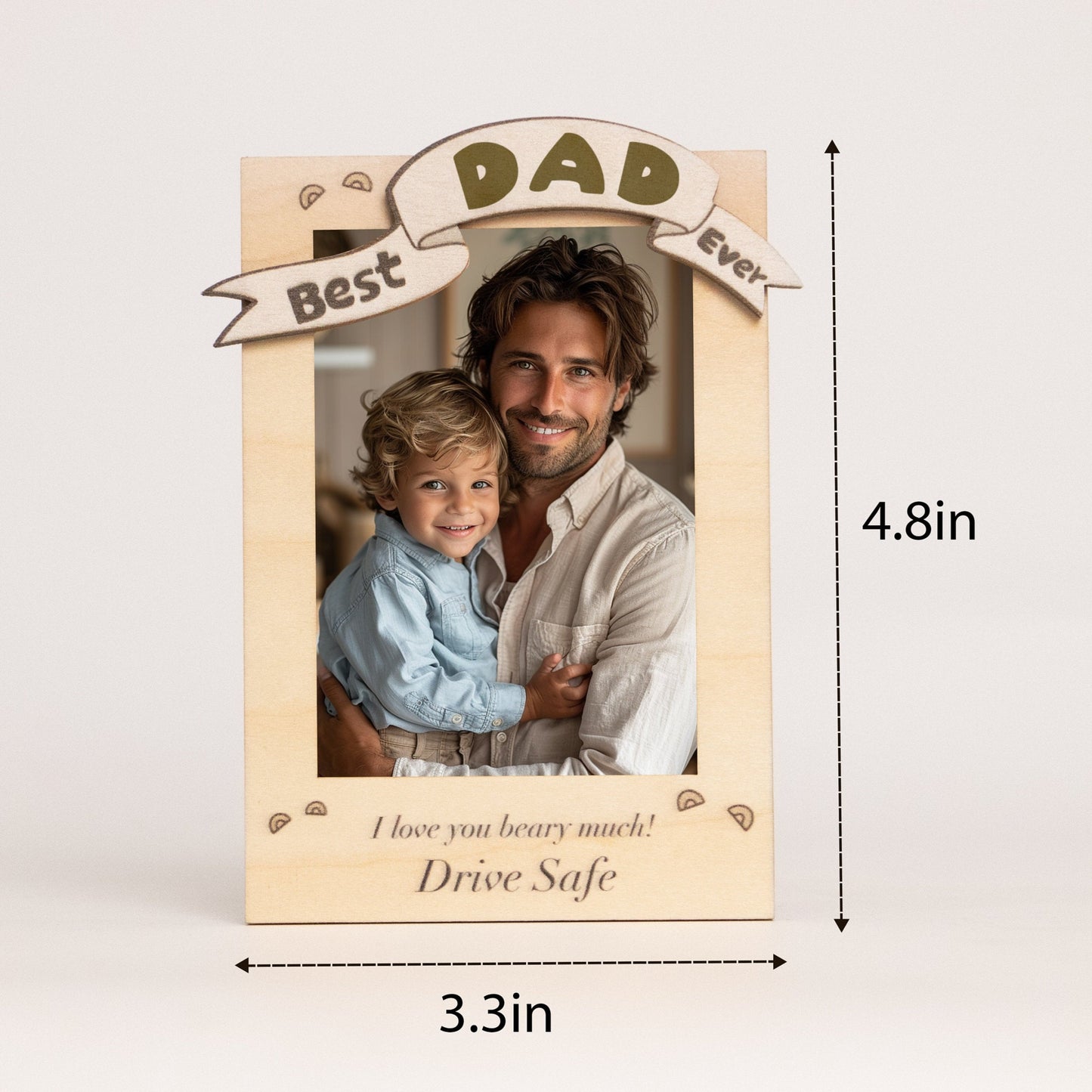 Custom Car Photo Visor Clip-Father's Day Gift