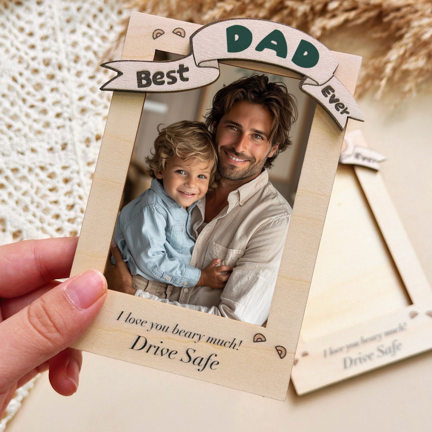 Custom Car Photo Visor Clip-Father's Day Gift