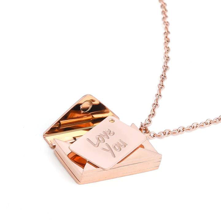 Personalized Love Letter Necklace for Mom