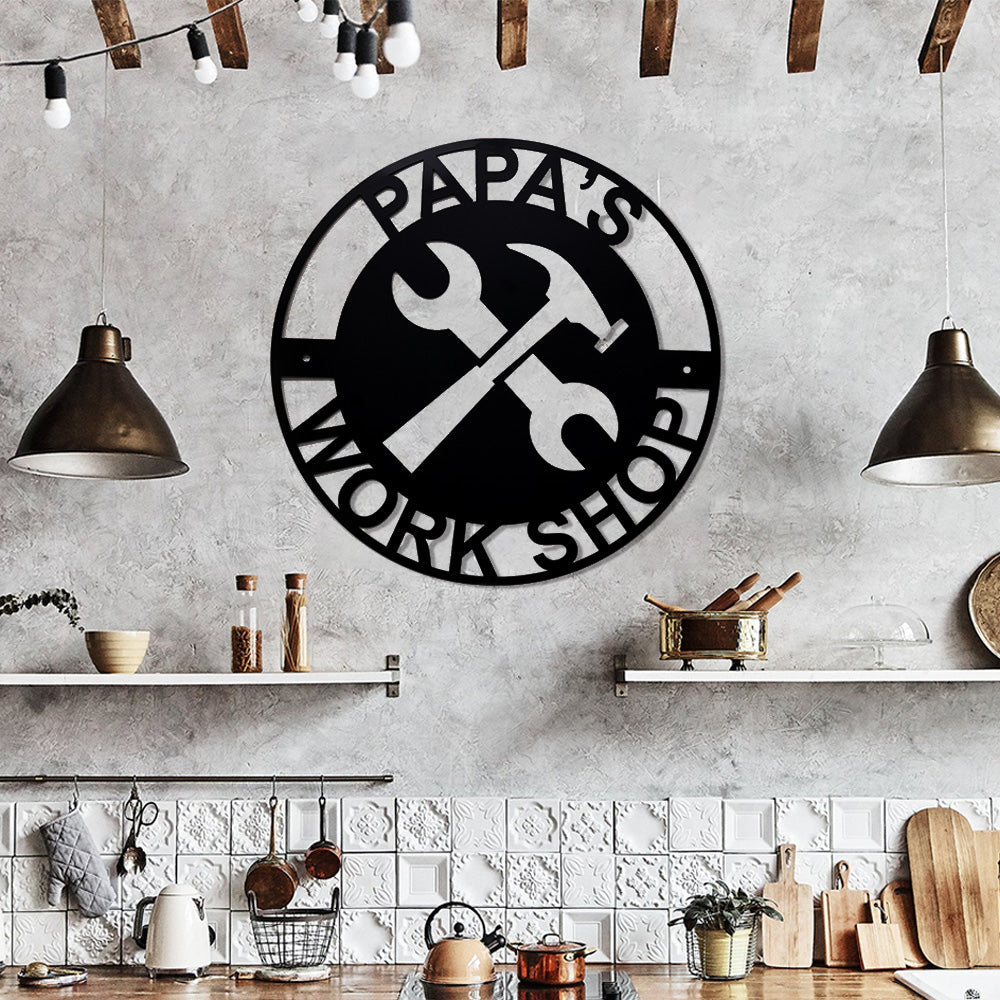 Infinity Paare Monogramm Metallschild