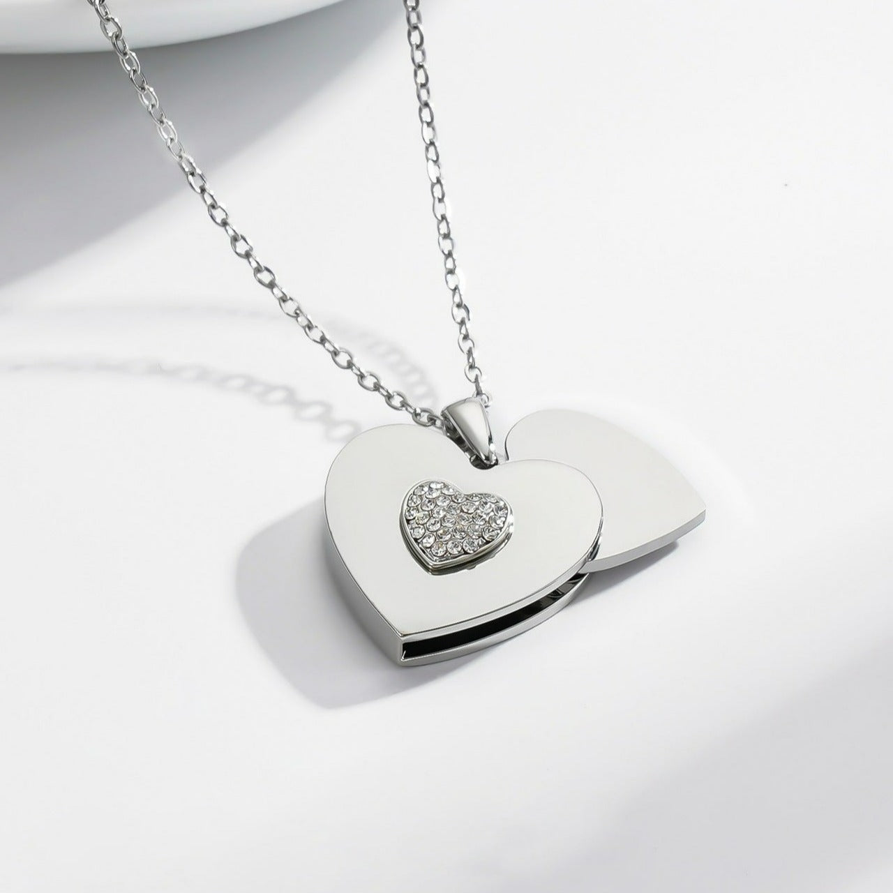 Personalisierte Herz-Buchstaben-Halskette