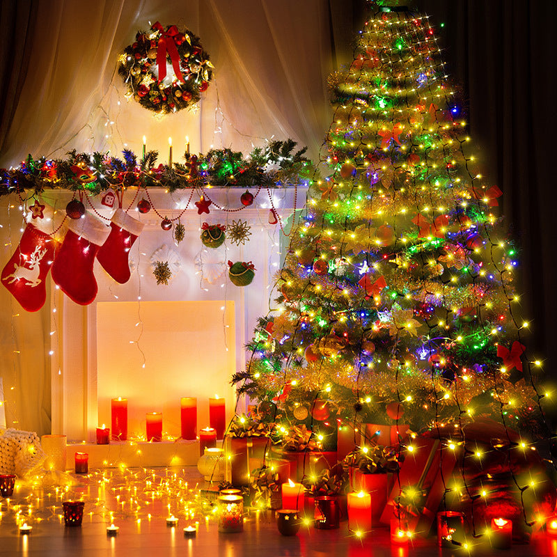 Christmas Tree Waterfall String Lights