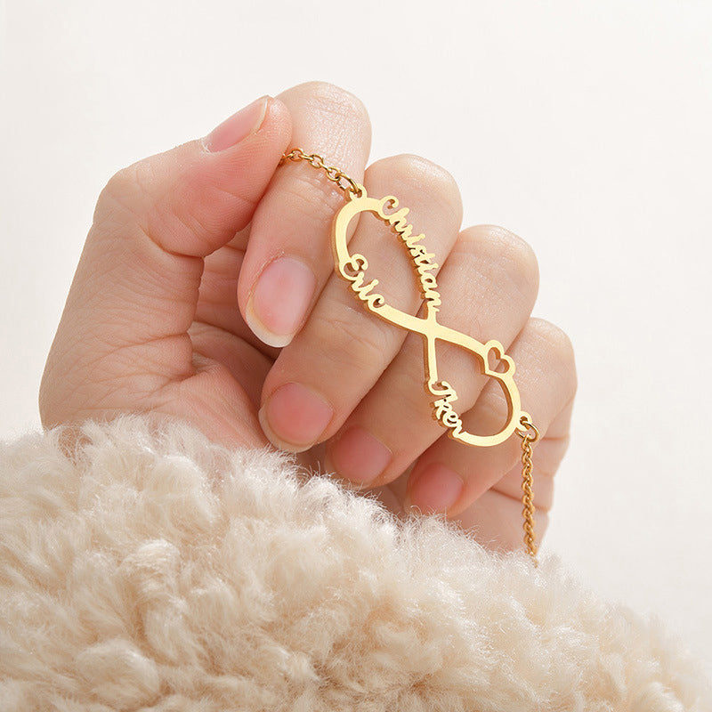 Personalisiertes Infinity-Armband
