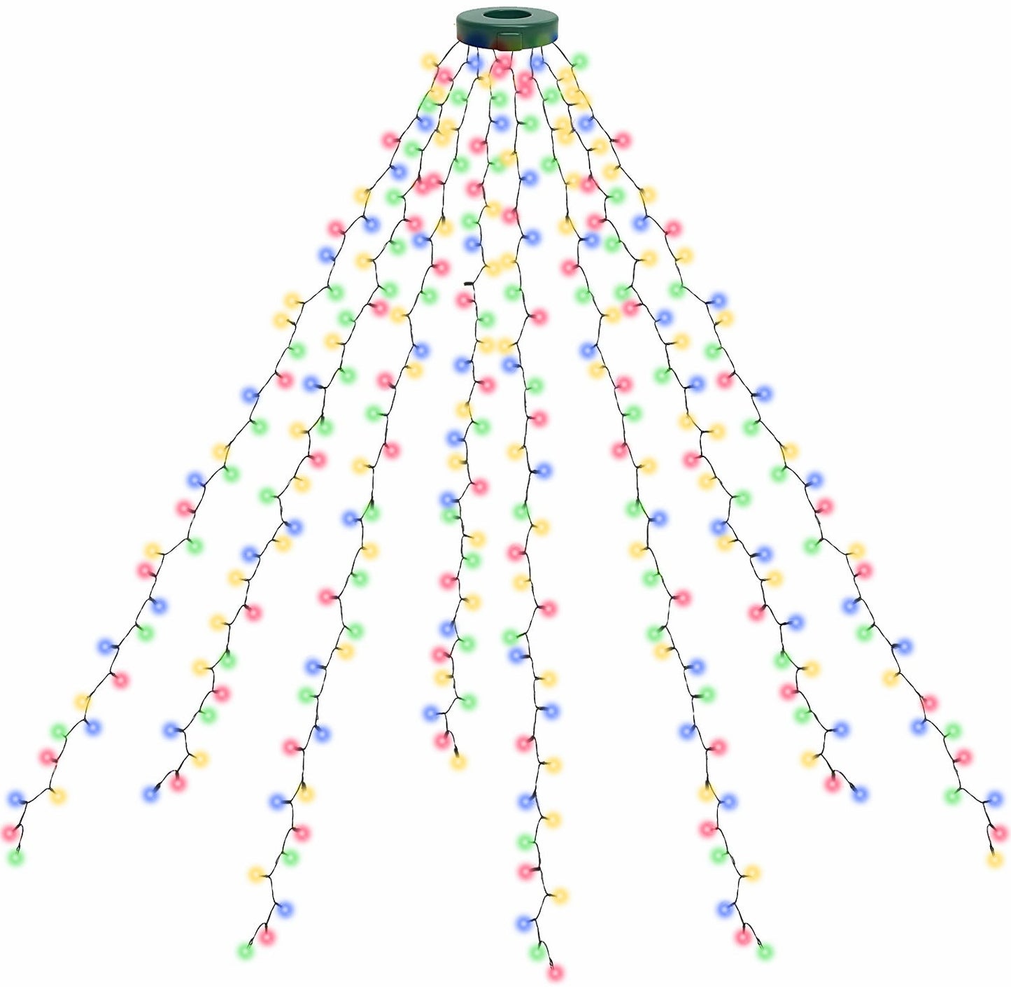 Christmas Tree Waterfall String Lights