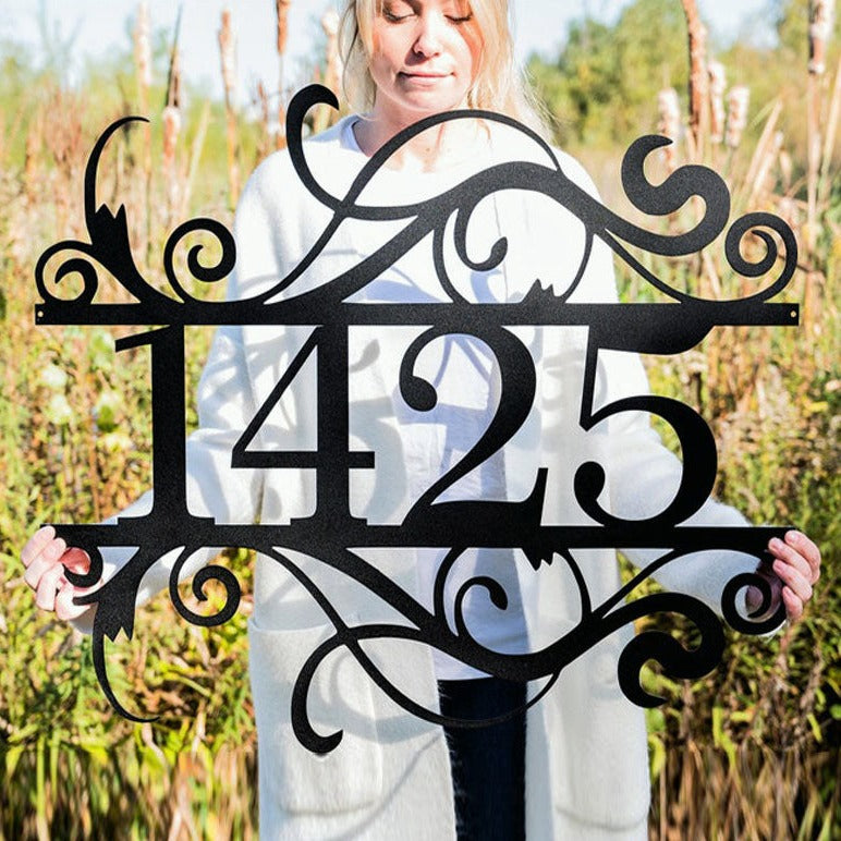 Signe en métal monogramme Infinity Couples