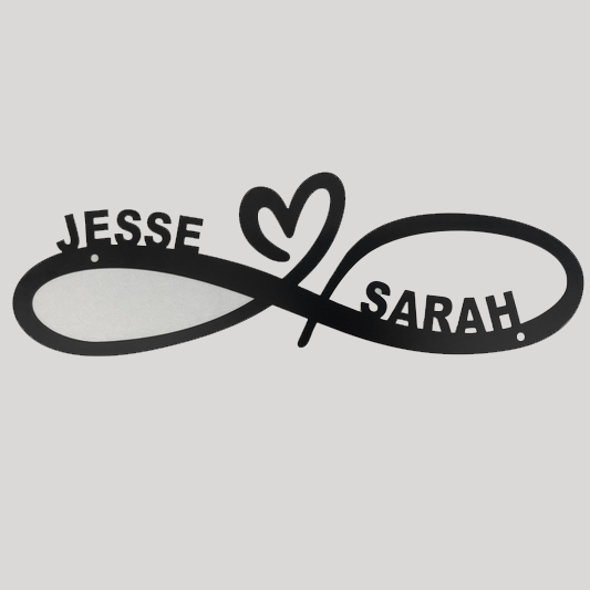 ✨Infinity Couples Monogram Metal Sign✨