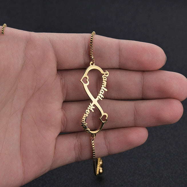 Personalisiertes Infinity-Armband