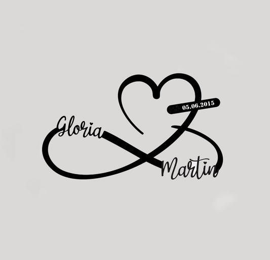 Customized Names and Date Sign