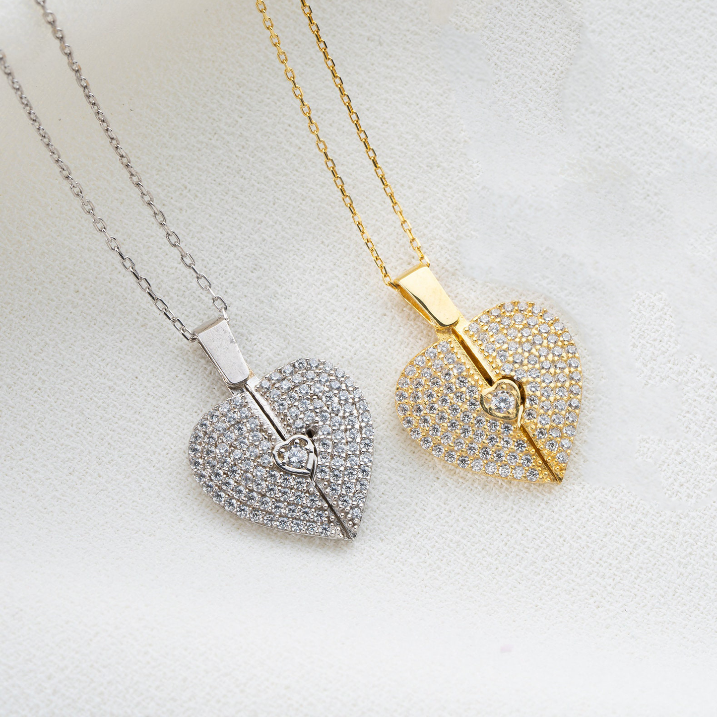 Engraved Heart Necklace Valentine's Day