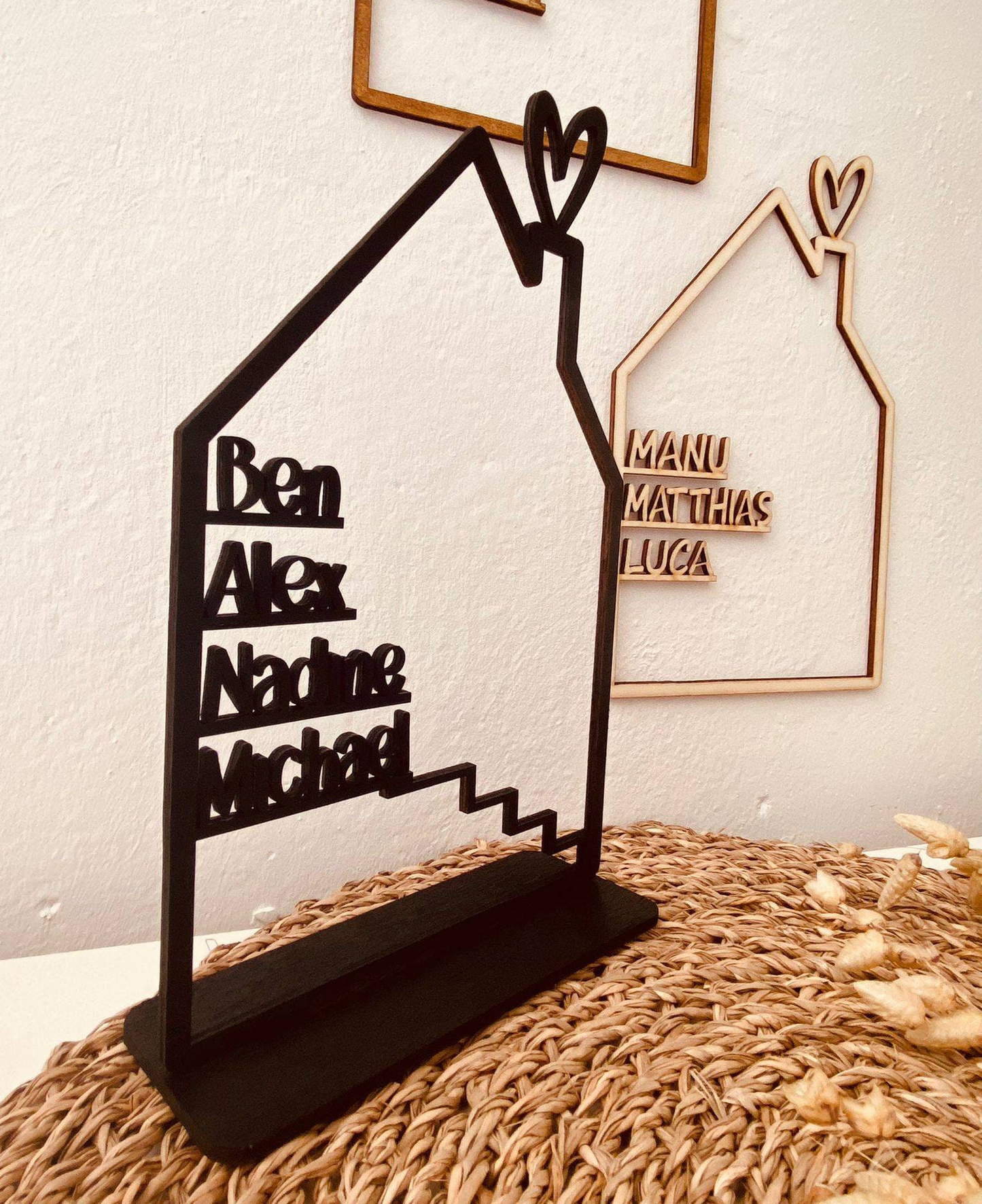 Personalized Metal House with Name