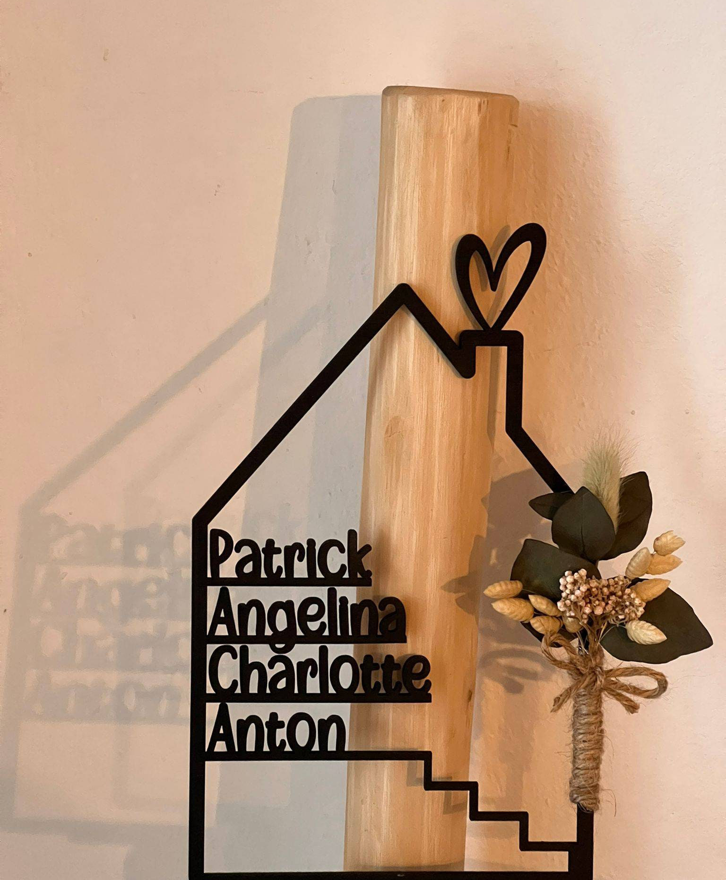 Personalized Metal House with Name