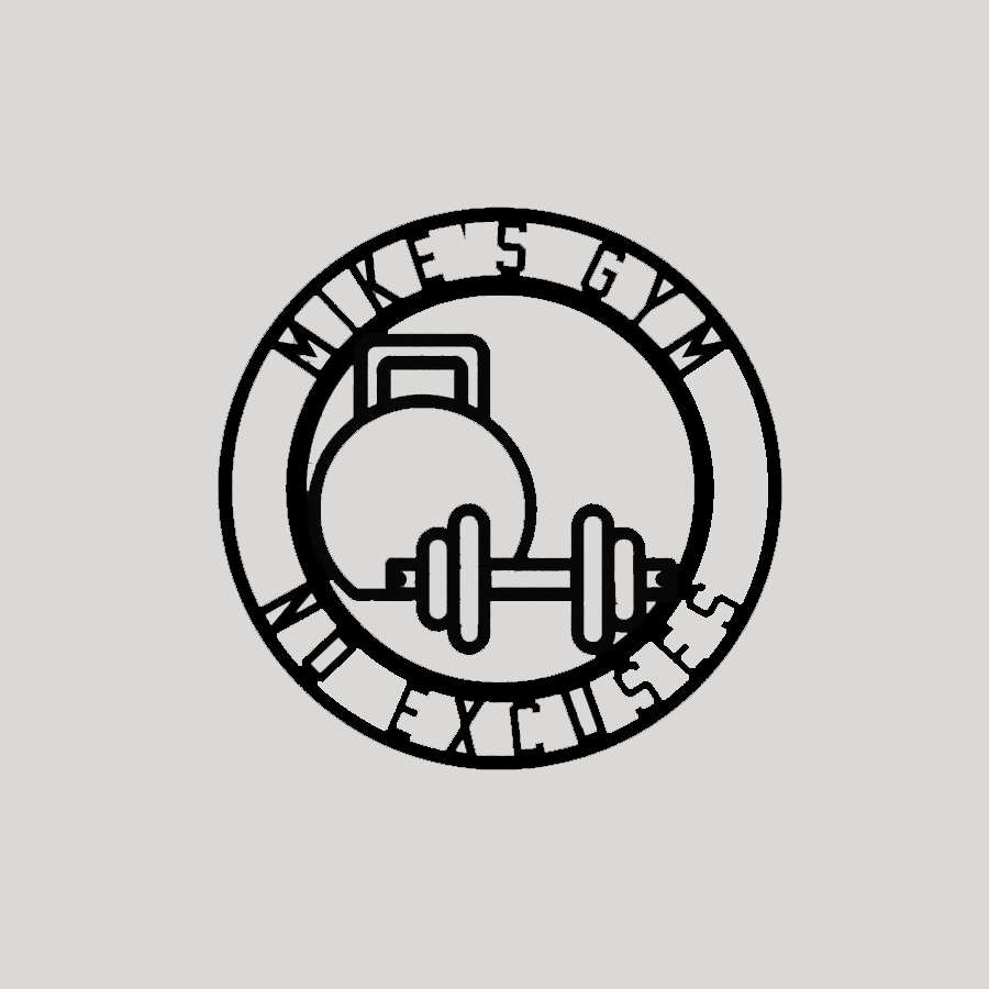 Custom Home Gym Sign