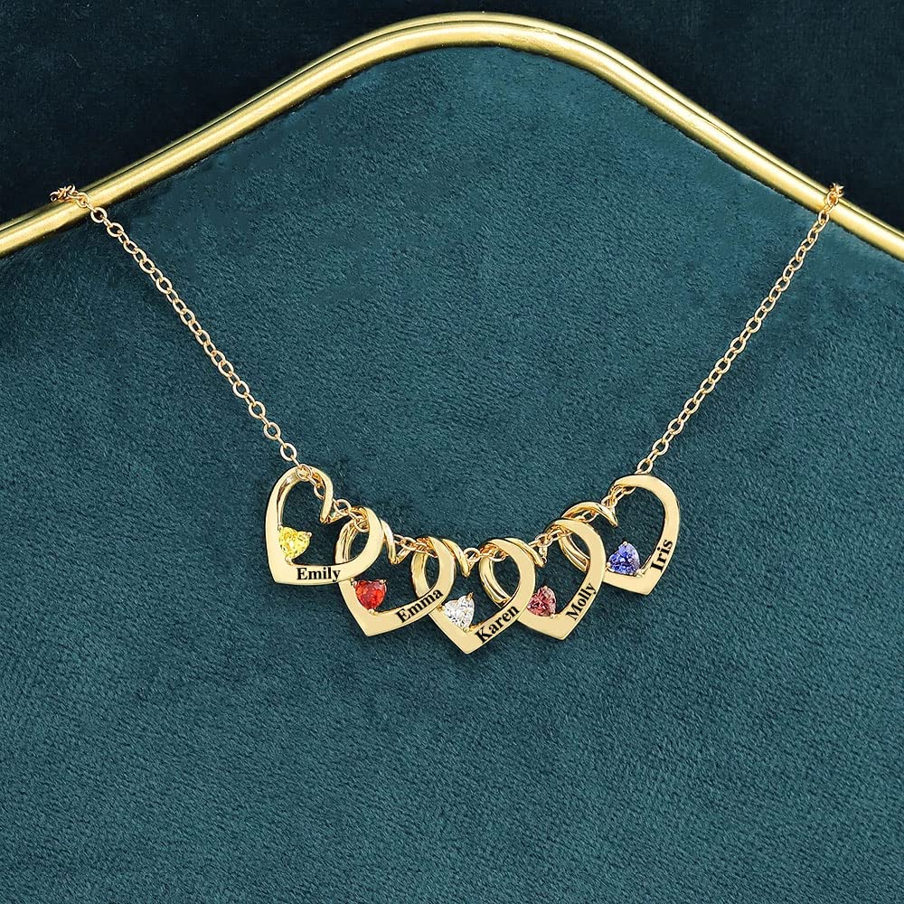 Heart of Love Birthstone Necklace