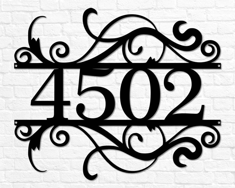 Signe en métal monogramme Infinity Couples