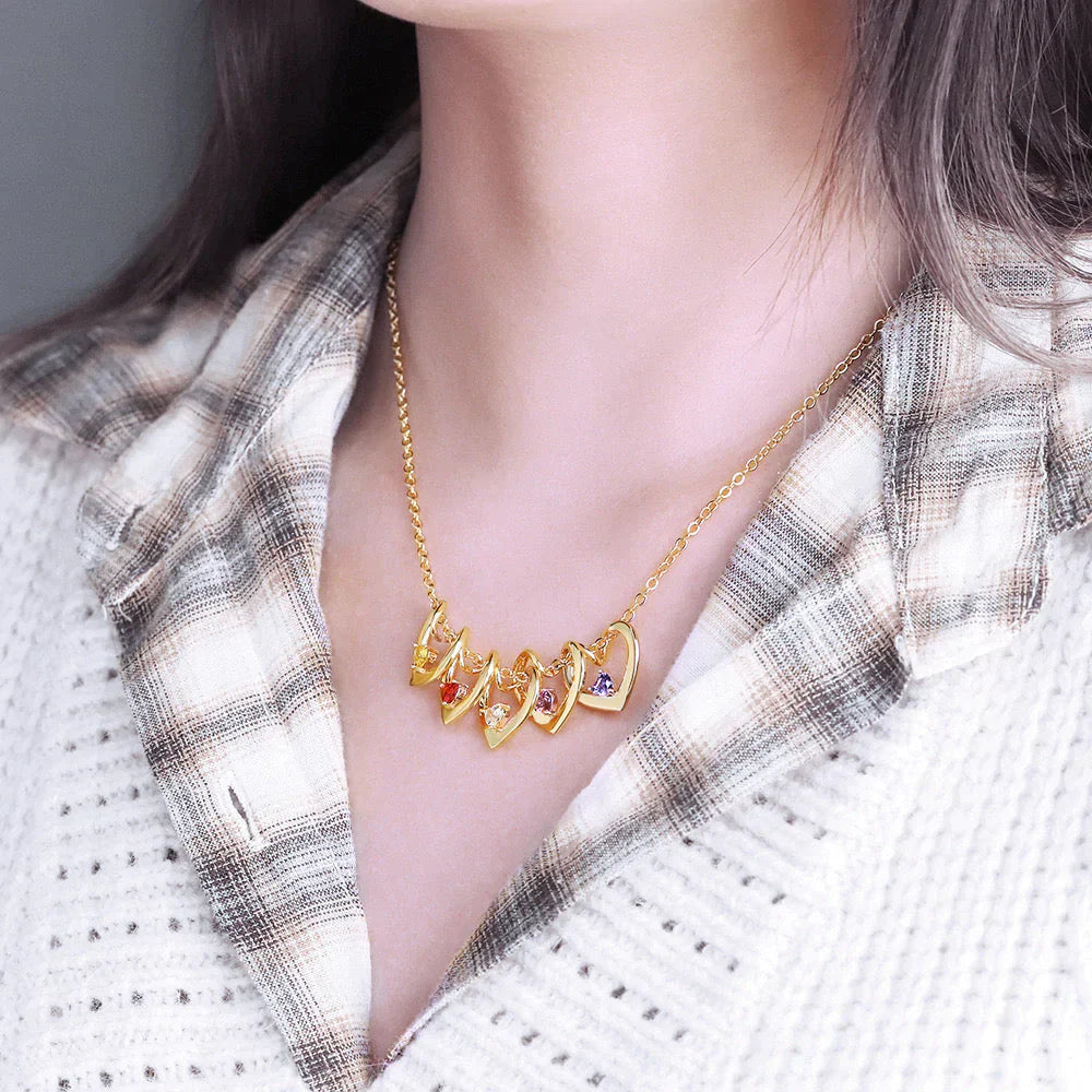 Heart of Love Birthstone Necklace