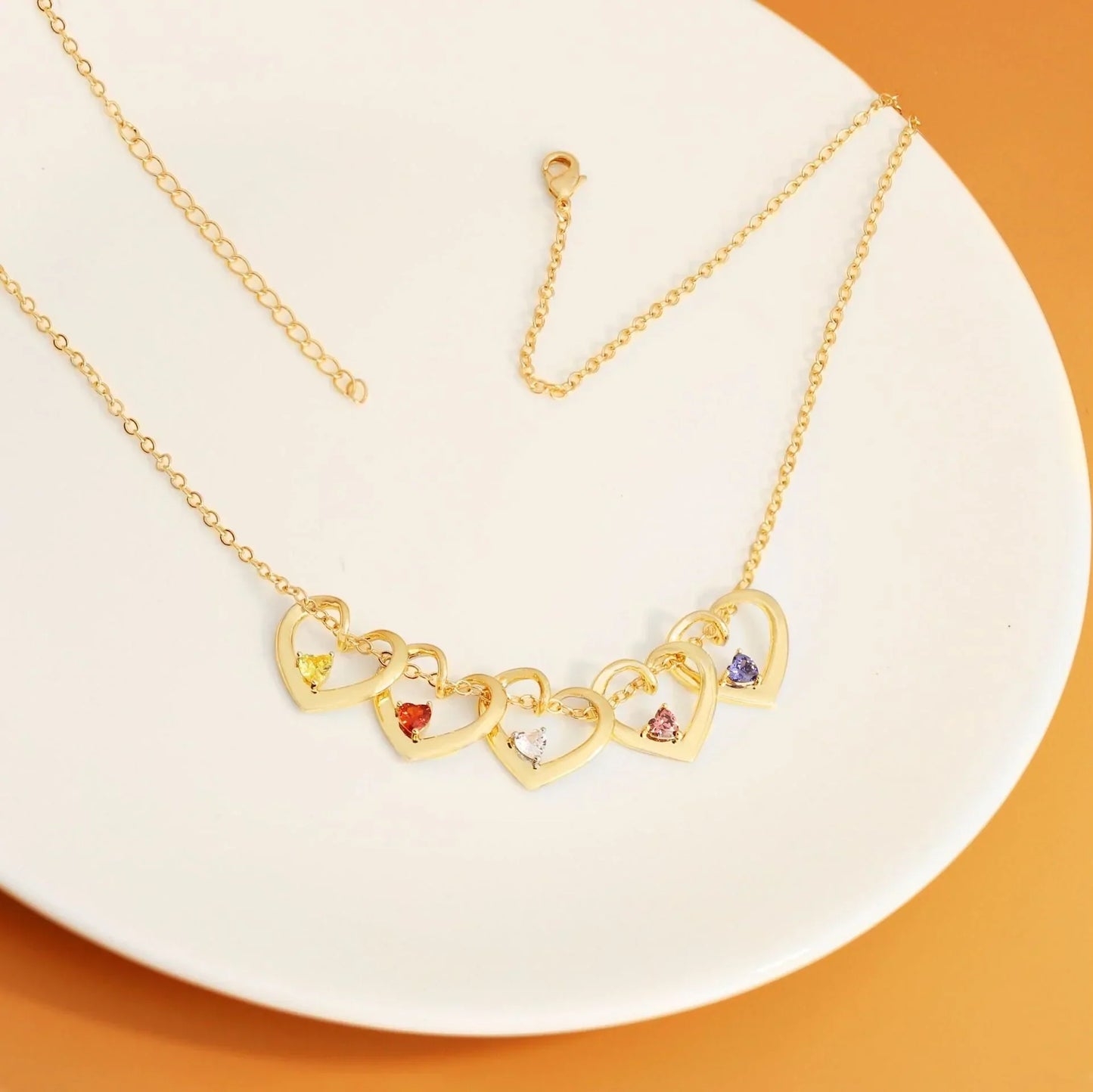 Heart of Love Birthstone Necklace