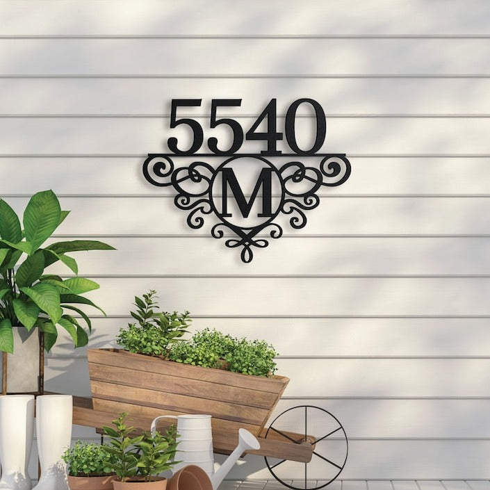 Signe en métal monogramme Infinity Couples