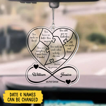 Personalized 12 Reasons Infinite Why I Love You Lamp