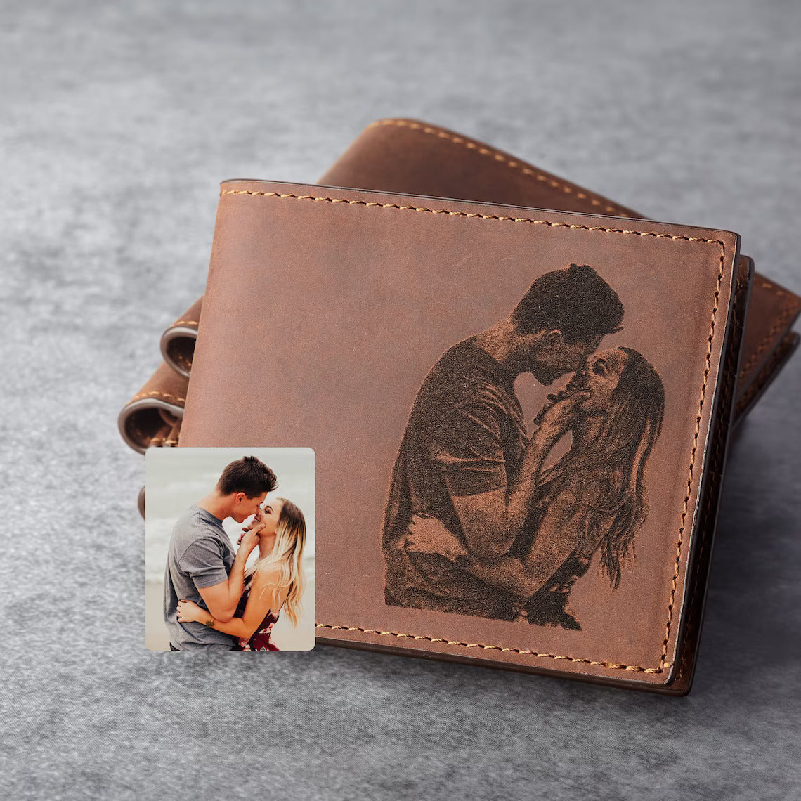 Personalized Leather Wallet