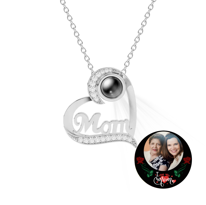 Collier Projection Photo MOM Personnalisé