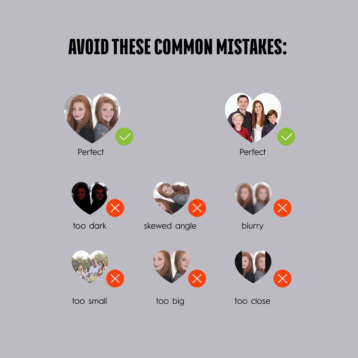 Heart Photo Necklace