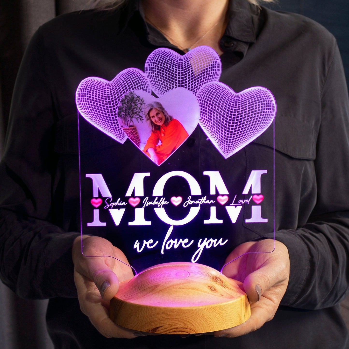 Custom Night Light For Mom