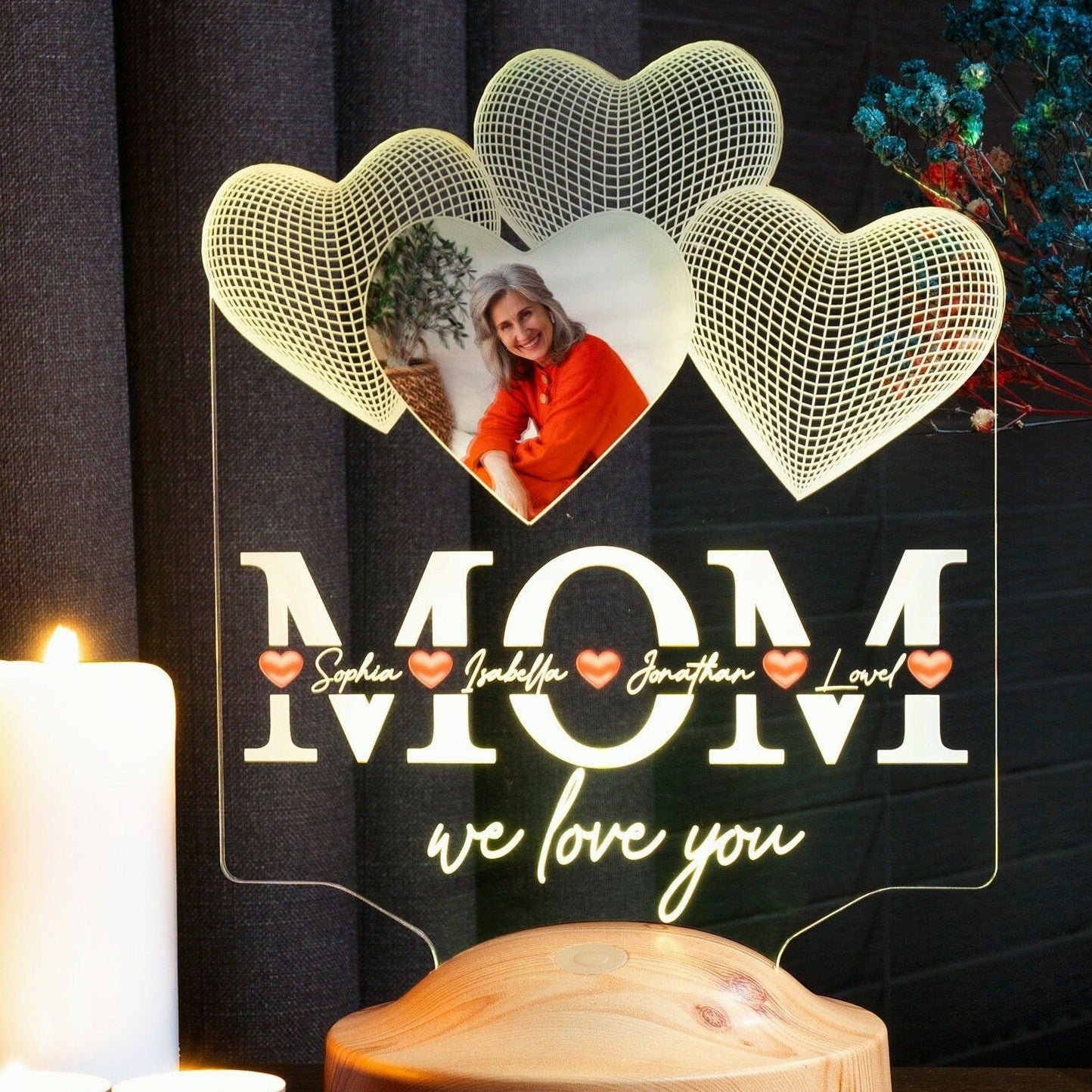 Custom Night Light For Mom