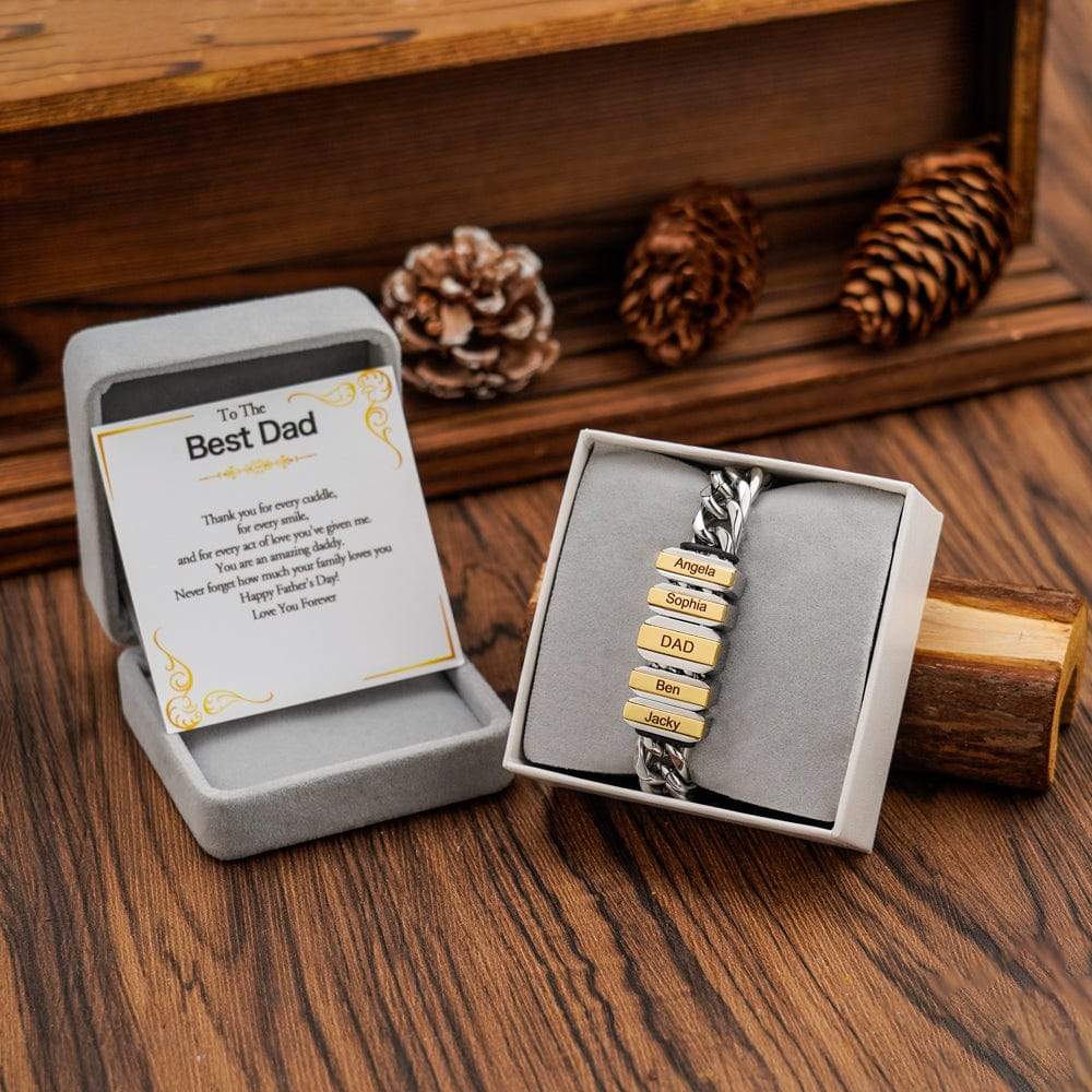 Bracelet Homme Avec Perles Personnalisées