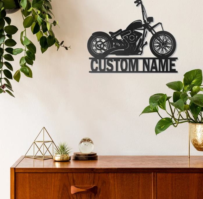 Custom Harley Metal Art