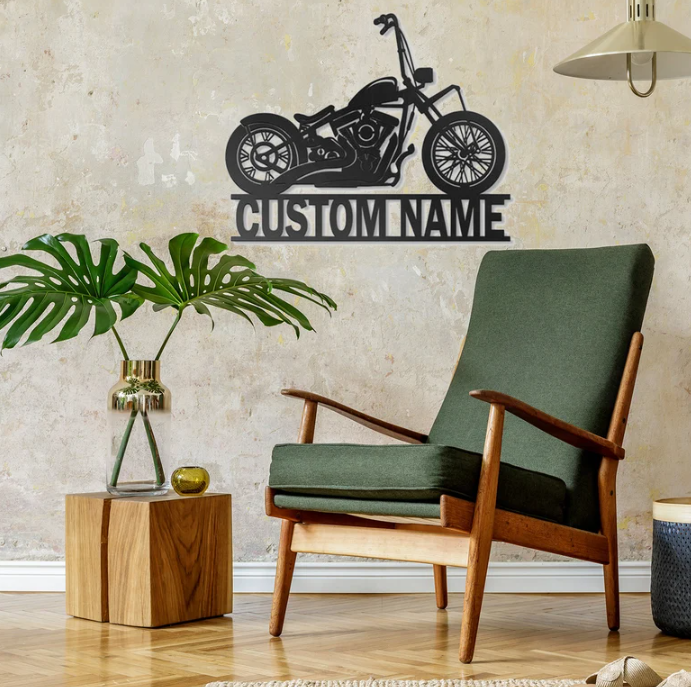 Custom Harley Metal Art