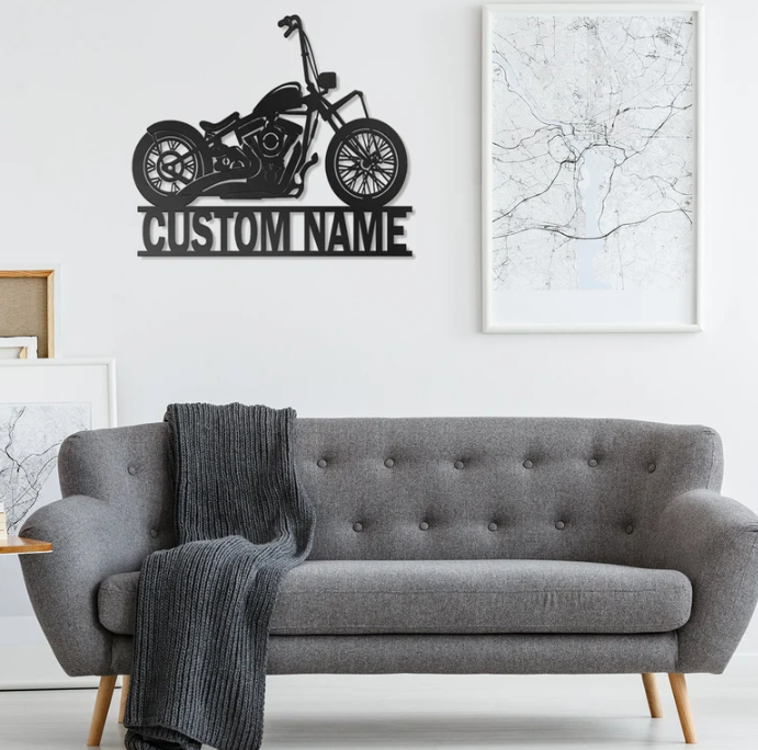 Custom Harley Metal Art