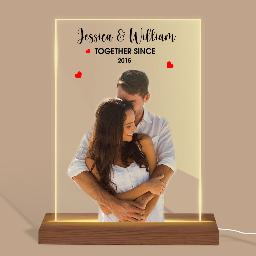 Personalized Together Since Lover LED Lamp