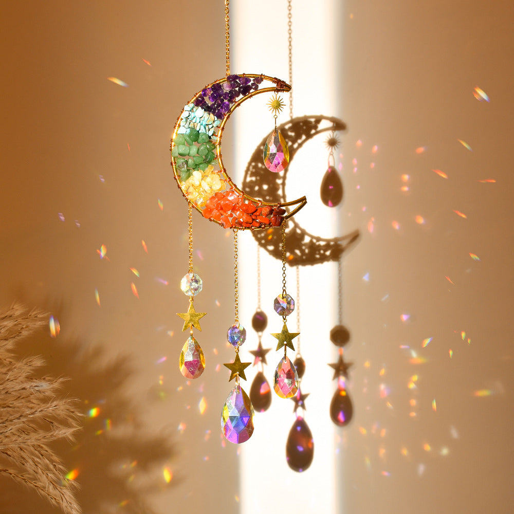 Crystal Suncatcher Crescent Moon