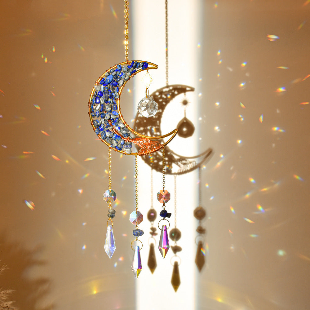 Crystal Suncatcher Crescent Moon 💫