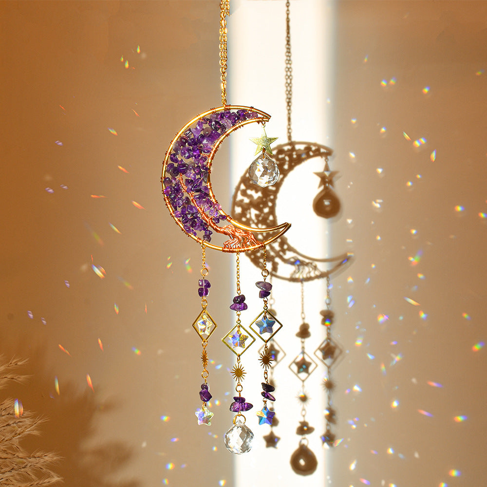 Crystal Suncatcher Crescent Moon 💫