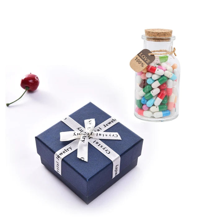 🎁Custom 100 Capsules Letters Message In A Bottle (Mixed Color 🎁)