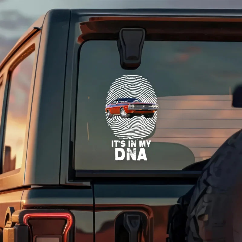 Personalized DNA Photo Car Window Decal
