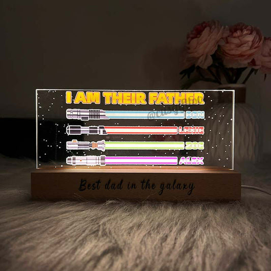 I Am Their Father Photo Led Light